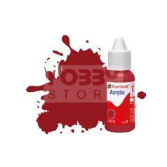 Humbrol No 20 Crimson - Gloss - 14ml akrilfesték DB0020
