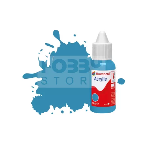 Humbrol N0 48 Mediterranean Blue - Gloss - 14ml akrilfesték DB0048
