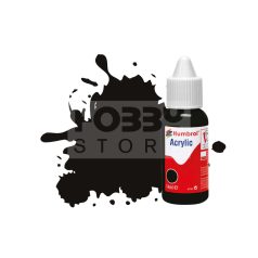 Humbrol No 85 Black - Satin - 14ml akrilfesték DB0085
