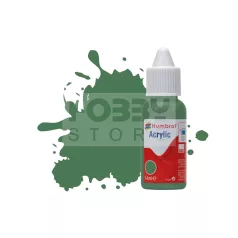 Humbrol No 101 Mid Green - Matt - 14ml akrilfesték DB0101