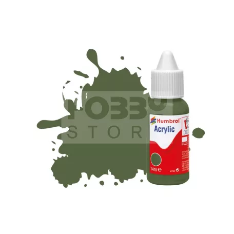 Humbrol No 117 US Light Green - Matt - 14ml akrilfesték DB0117