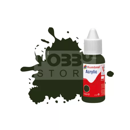 Humbrol 163 Dark Green - Satin - 14ml akrilfesték DB0163