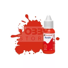 Humbrol No 174 Signal Red - Satin - 14ml akrilfesték DB0174