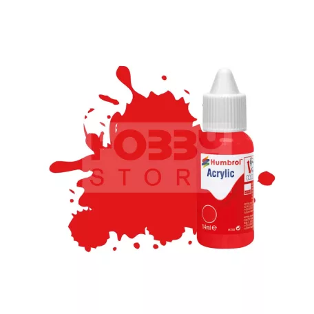 Humbrol No 209 Fire Orange - Gloss - 14ml akrilfesték DB0209