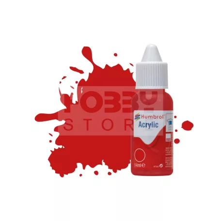 Humbrol No 220 Italian Red - Gloss - 14ml akrilfesték DB0220