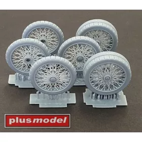  Plus Model Wheels set for Lanchester - Lanchester páncélautó – kerékkészlet