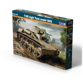 MisterCraft T-60 könnyű harckocsi 1:35 harcjármű makett – MisterCraft E-02