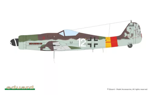 Eduard Wilde Sau Episode Three – Fw 190A-8/A-9 Limited Edition 1:48 repülőgép makett
