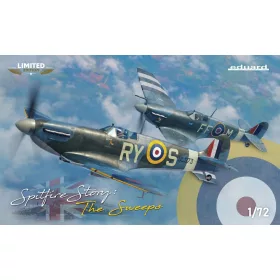   Eduard Spitfire Story: the Sweeps Dual Combo Limited Edition 1:72 repülőgép makett