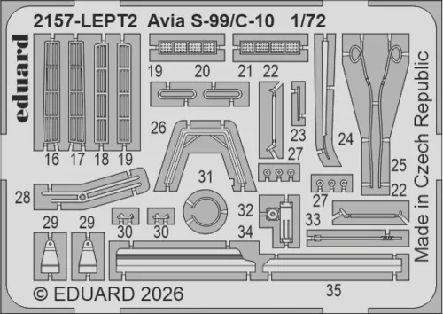 Eduard Avia S-99/C-10 Limited Edition 1:72 repülőgép makett