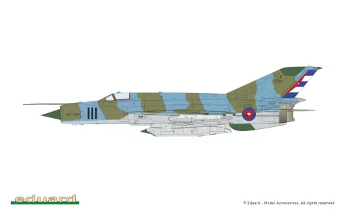 Eduard MiG-21R ProfiPACK 1:72 repülőgép makett
