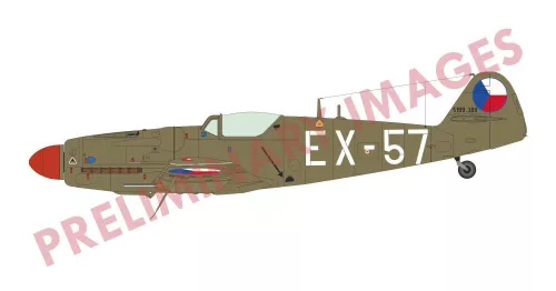 Eduard Avia S-199 buborék kabintető ProfiPACK 1:72 repülőgép makett