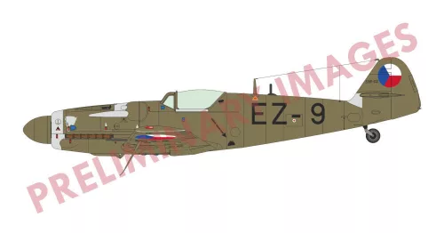 Eduard Avia S-199 buborék kabintető ProfiPACK 1:72 repülőgép makett