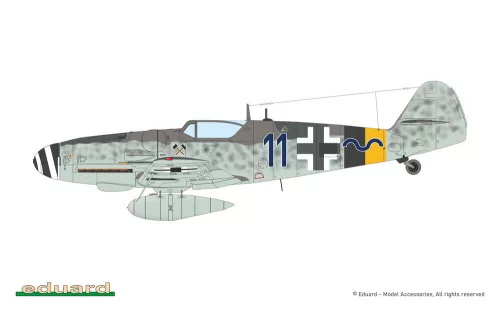 Eduard Bf 109G-14 ProfiPACK 1:72 repülőgép makett