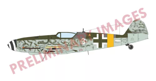 Eduard Bf 109G-10 WNF/Diana ProfiPACK 1:72 repülőgép makett
