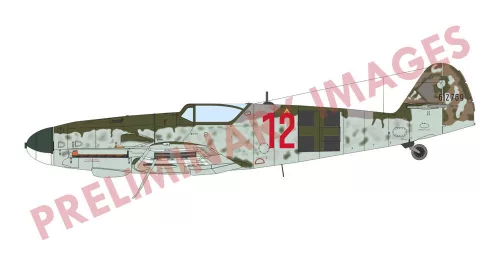 Eduard Bf 109G-10 WNF/Diana ProfiPACK 1:72 repülőgép makett