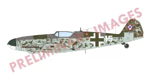 Eduard Bf 109G-10 WNF/Diana ProfiPACK 1:72 repülőgép makett