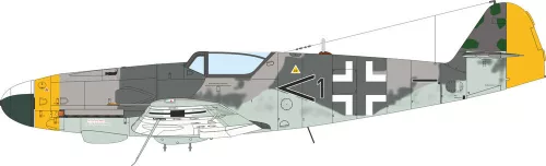 Eduard Bf 109K-4 ProfiPACK 1:72 repülőgép makett