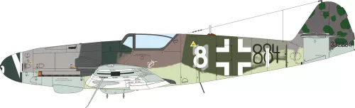 Eduard Bf 109K-4 ProfiPACK 1:72 repülőgép makett