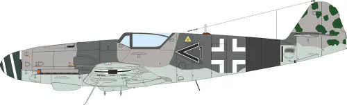 Eduard Bf 109K-4 ProfiPACK 1:72 repülőgép makett