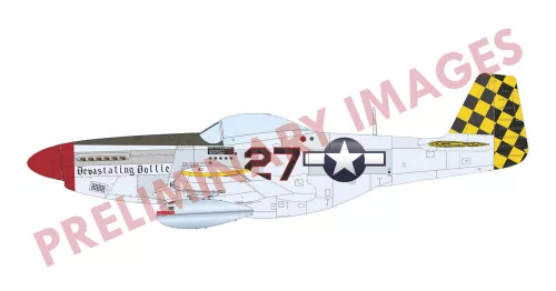 Eduard P-51D-5 Mustang ProfiPACK 1:72 repülőgép makett