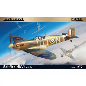   Eduard Spitfire Mk.Vb korai ProfiPACK 1:72 repülőgép makett