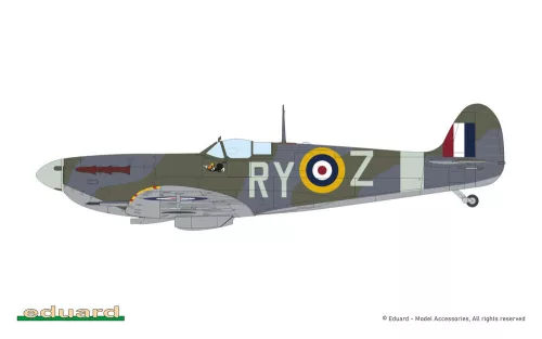 Eduard Spitfire Mk.Vb korai ProfiPACK 1:72 repülőgép makett