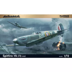   Eduard Spitfire Mk.Vb középső változat ProfiPACK 1:72 repülőgép makett