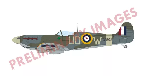 Eduard Spitfire Mk.Vb középső változat ProfiPACK 1:72 repülőgép makett