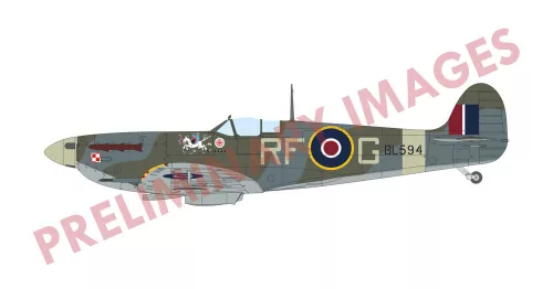 Eduard Spitfire Mk.Vb középső változat ProfiPACK 1:72 repülőgép makett