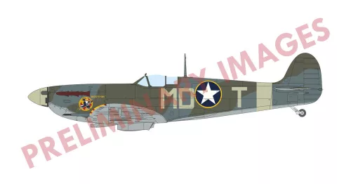 Eduard Spitfire Mk.Vb középső változat ProfiPACK 1:72 repülőgép makett