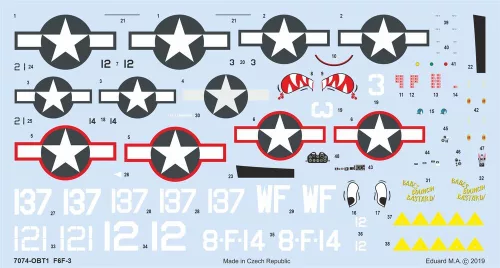 Eduard F6F-3 ProfiPACK 1:72 repülőgép makett