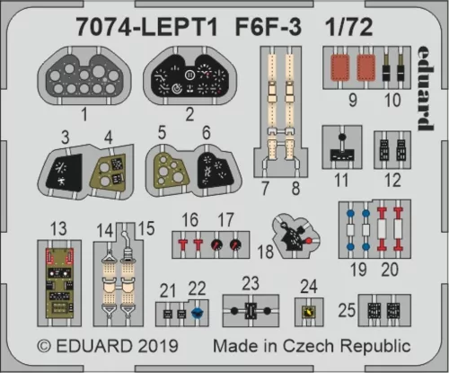 Eduard F6F-3 ProfiPACK 1:72 repülőgép makett