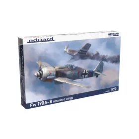   Eduard Fw 190A-8 standard szárnyakkal Weekend Edition 1:72 repülőgép makett