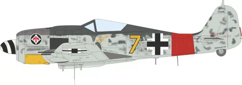 Eduard Fw 190A-8 standard szárnyakkal Weekend Edition 1:72 repülőgép makett