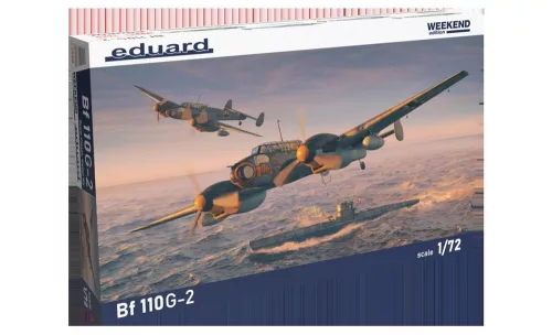 Eduard Bf 110G-2 Weekend Edition 1:72 repülőgép makett