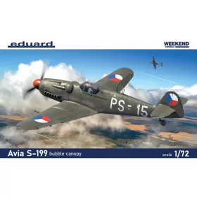   Eduard S-199 buborék kabintető Weekend Edition 1:72 repülőgép makett