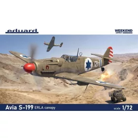   Eduard Avia S-199 ERLA kabintető Weekend Edition 1:72 repülőgép makett