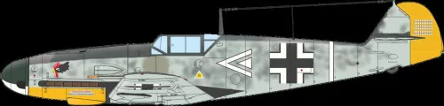 Eduard Bf 109F-2 Weekend Edition 1:48 repülőgép makett (7474)