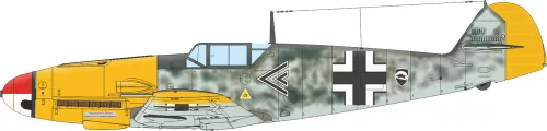 Eduard Bf 109F-2 Weekend Edition 1:48 repülőgép makett (7474)