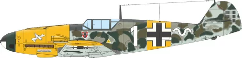 Eduard Bf 109F-2 Weekend Edition 1:48 repülőgép makett (7474)