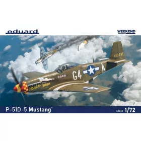   Eduard P-51D-5 Mustang Weekend Edition 1:72 repülőgép makett