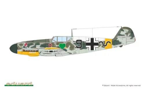 Eduard Bf 109F-4 Weekend Edition 1:72 repülőgép makett