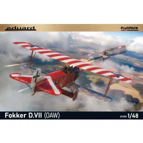 Eduard Fokker D.VII (OAW) ProfiPACK 1:48 repülőgép makett
