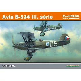   Eduard Avia B-534 III sorozat (újrakiadás) ProfiPACK 1:48 repülőgép makett