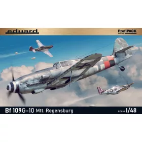   Eduard Bf 109G-10 Mtt Regensburg ProfiPACK 1:48 repülőgép makett