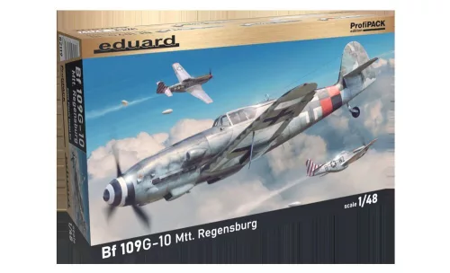 Eduard Bf 109G-10 Mtt Regensburg ProfiPACK 1:48 repülőgép makett