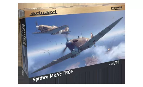 Eduard Spitfire Mk.Vc TROP ProfiPACK 1:48 repülőgép makett