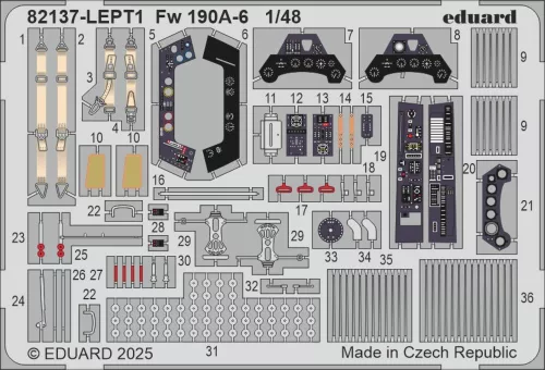 Eduard Fw 190A-6 ProfiPACK 1:48 repülőgép makett