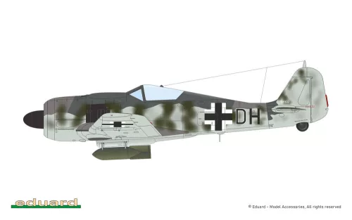 Eduard Fw 190F-8 ProfiPACK 1:48 repülőgép makett